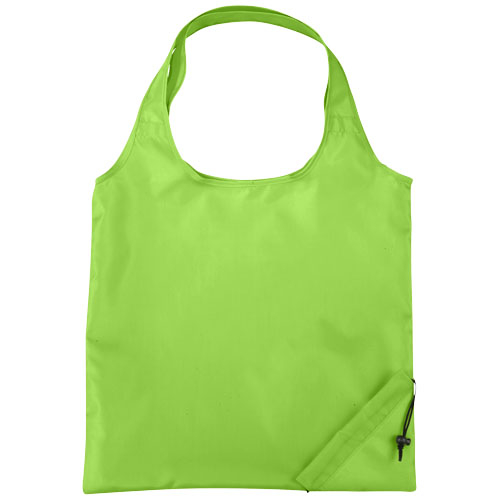 Sac shopping publicitaire pliable - Bungalow Citron vert